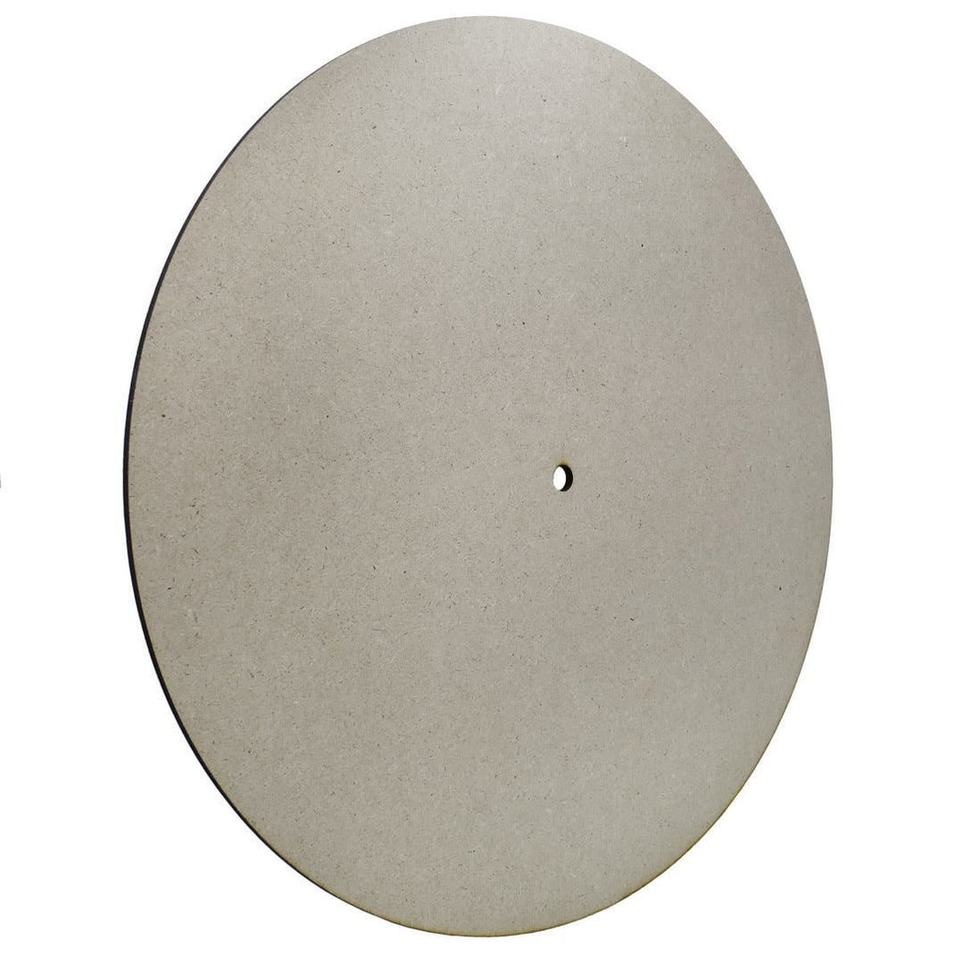 MDF Plate Round with Hole 10 Inch (For Clock)